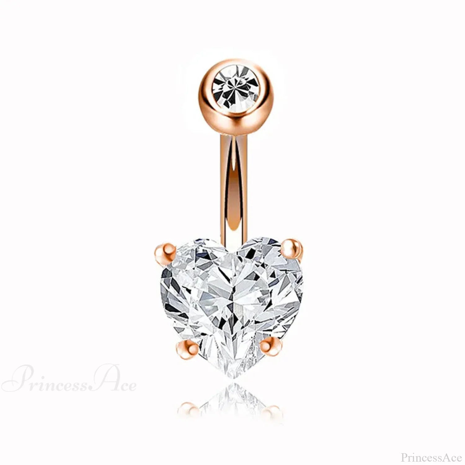 Clear Circular Medieval Surgical Belly Ring