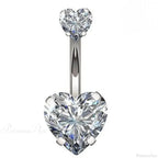 Clear Circular Medieval Surgical Belly Ring