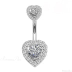 Clear Circular Medieval Surgical Belly Ring