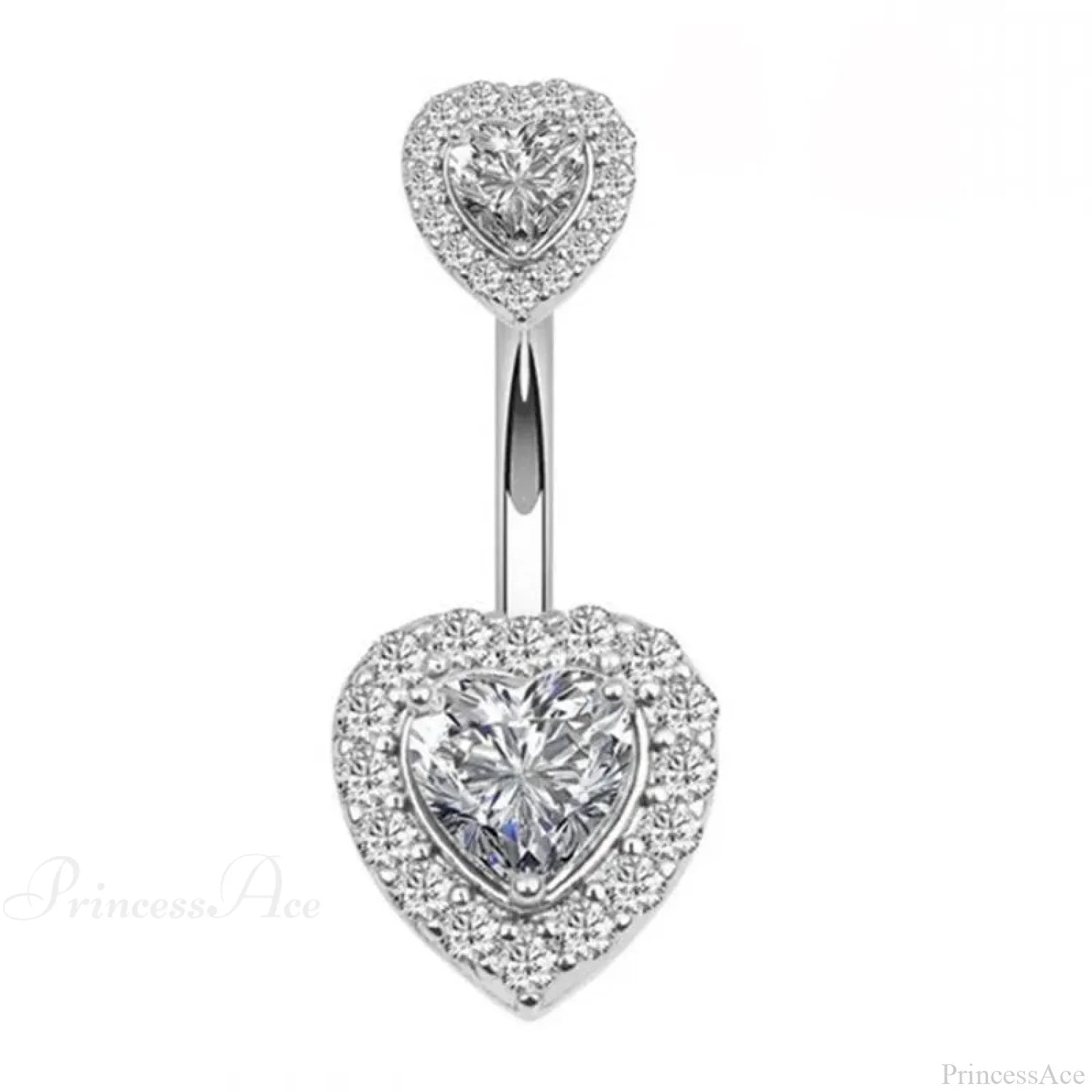 Clear Circular Medieval Surgical Belly Ring