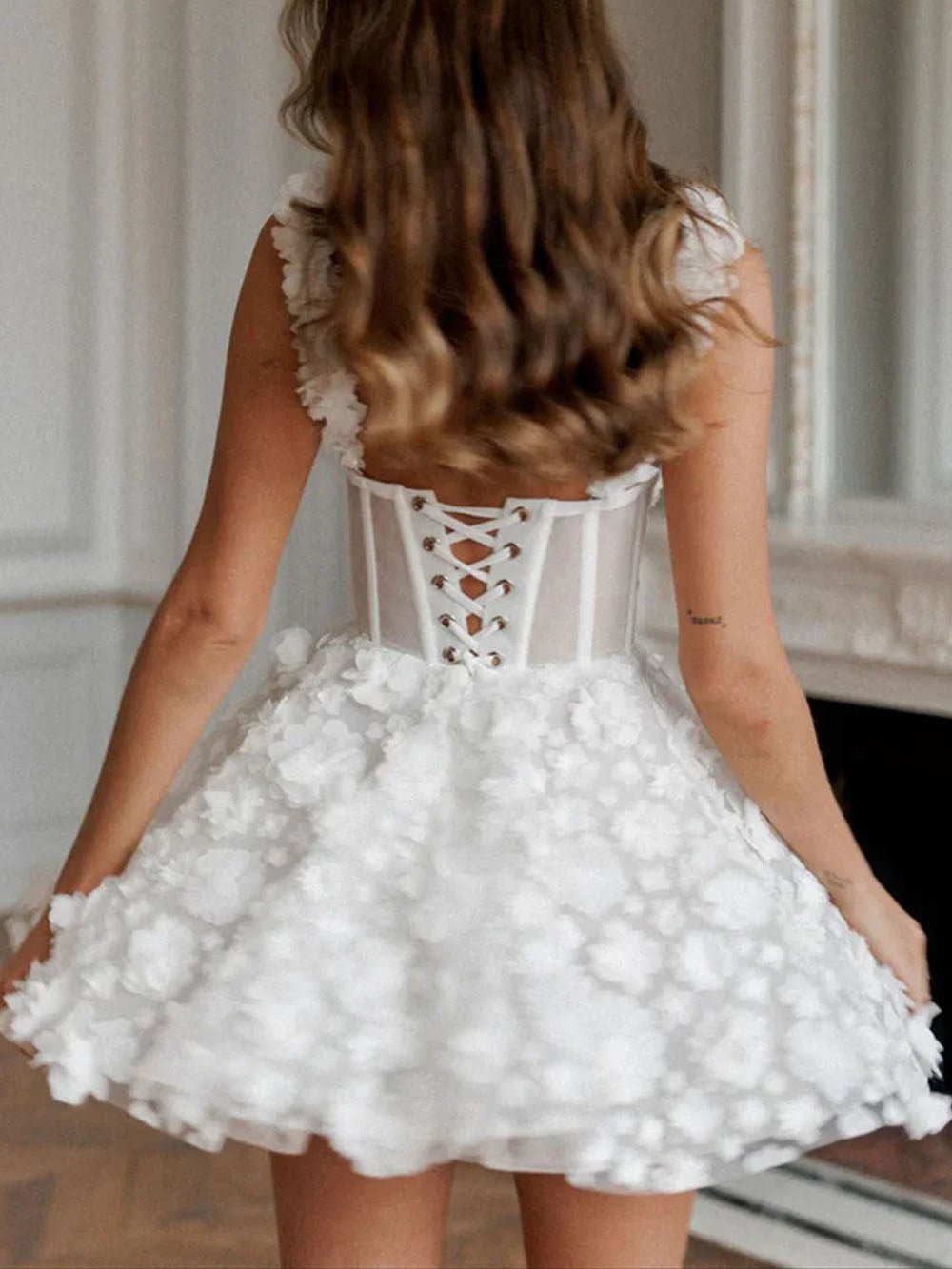 Clementine Lace Mini Dress