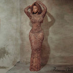 Club Bodycon See Through Long Dress