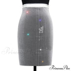 Halter Rhinestone Crop Tank Top