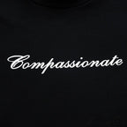 Compassionate Short-Sleeve Stylish Black Tee