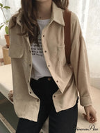 Coral Velvet Graceful Open Front Coat