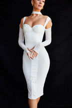 Corset Elegant Midi Dress