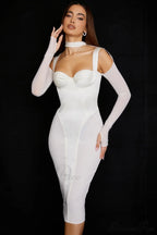 Corset Elegant Midi Dress