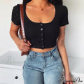 Corset Skinny Knitted Tee
