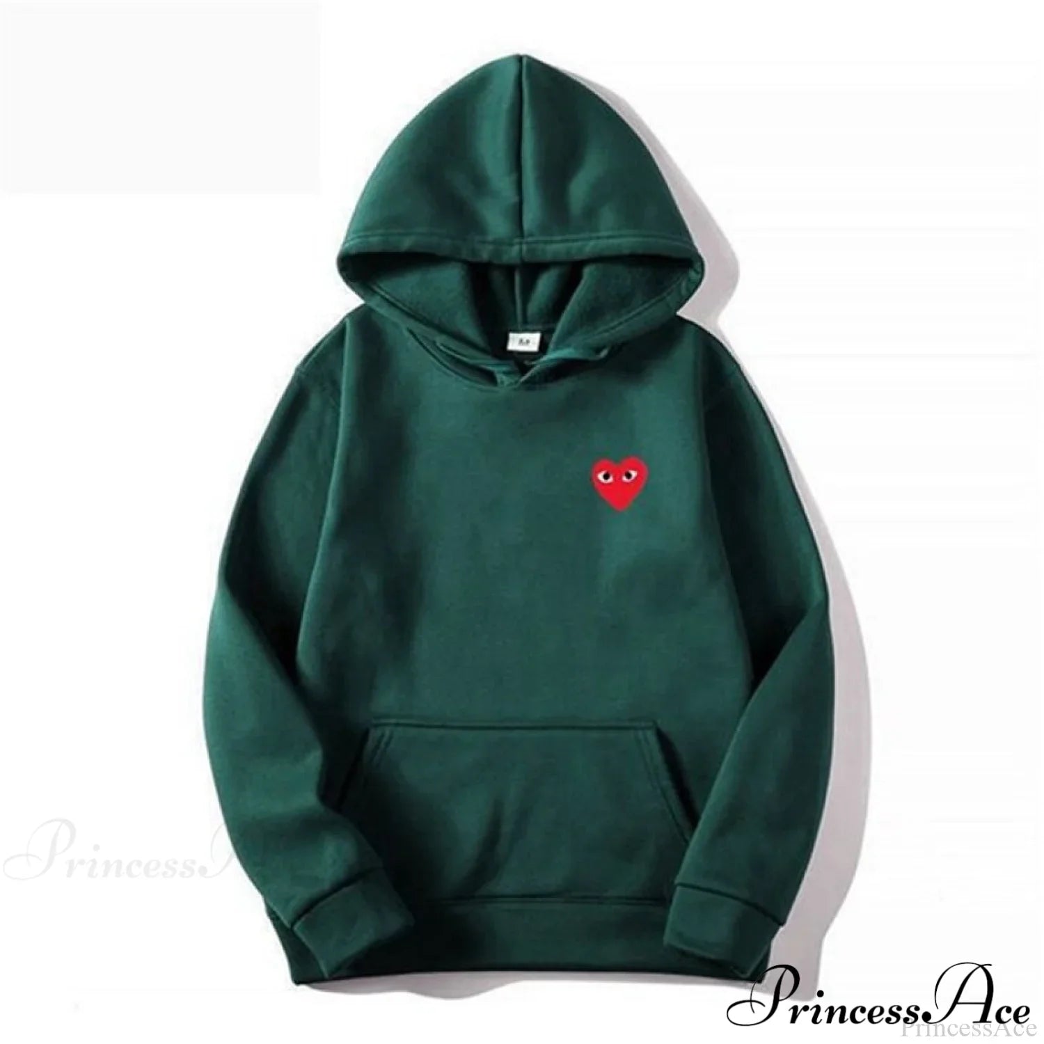 Cotton Heart-Eye Printed Fall/Winter Casual Hoodies