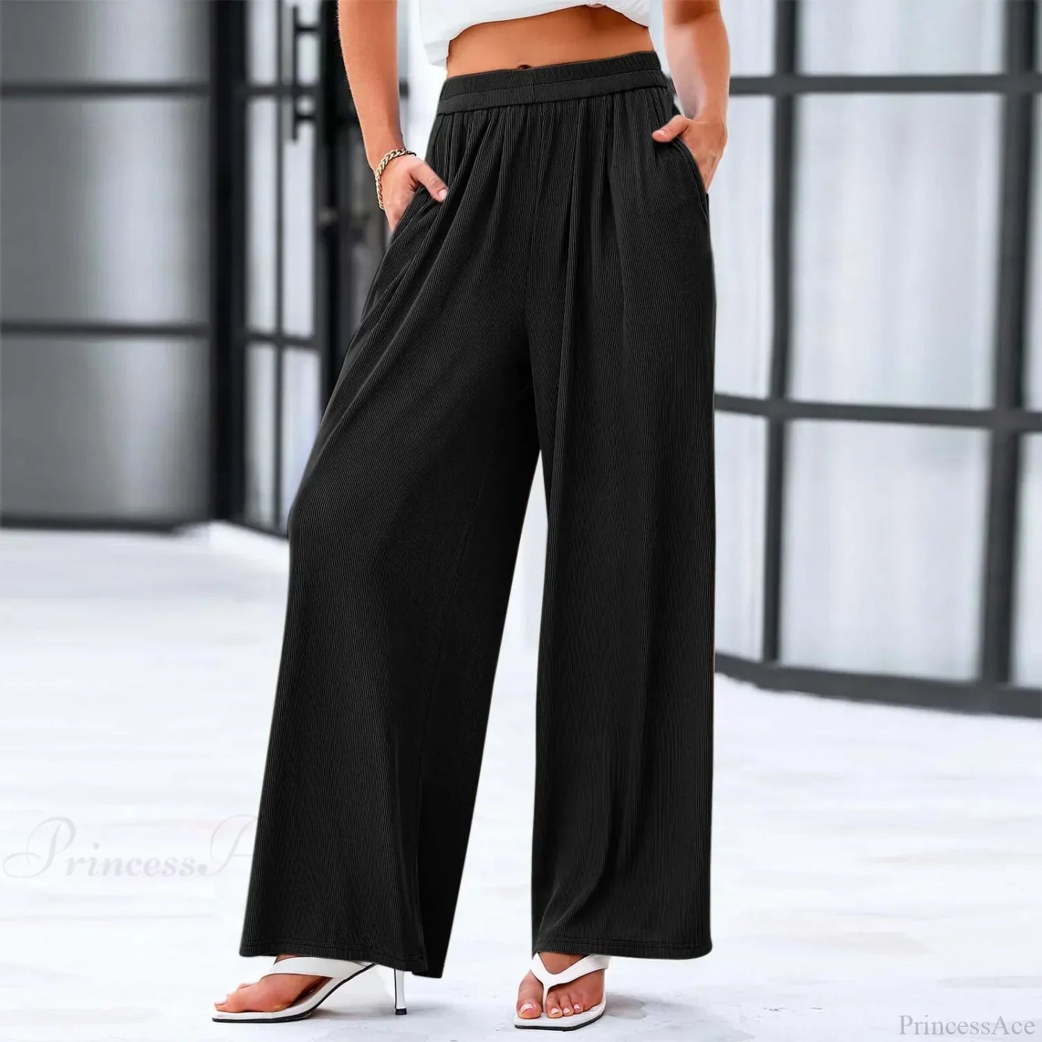 Cotton Linen Loose Casual Pocket Pants