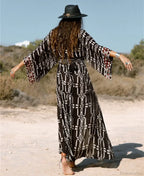 Cotton Rayon Kimono Robe Bikini Cover-up