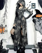 Covered Tall Divided Bandage Full-Length Dress