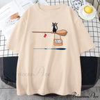 Crew Neck Vintage Loose T Shirts