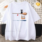 Crew Neck Vintage Loose T Shirts