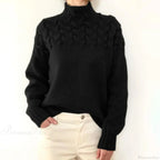 Crochet & Knitted Thick Pink Sweater