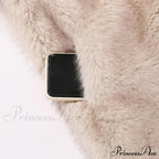Cropped Faux Stylish Fur Coat