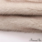 Cropped Faux Stylish Fur Coat