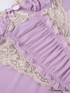 Sexy Elegant Lace Purple Cami Top