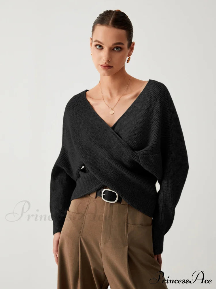 Cross My Heart Trendy Oversized Crop Sweater