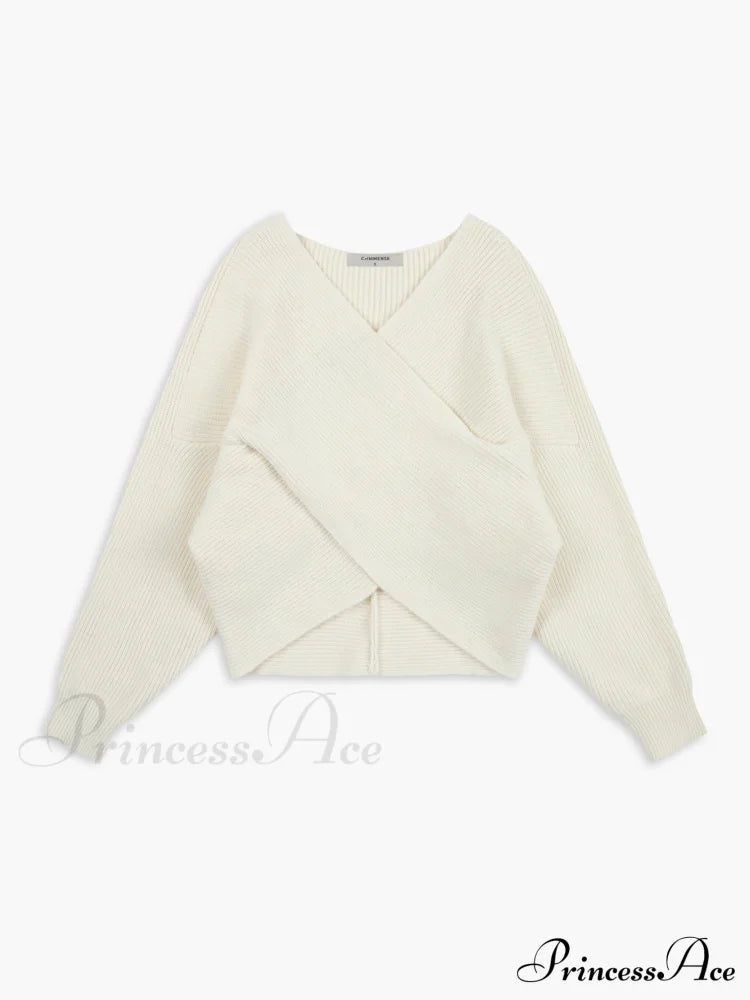 Cross My Heart Trendy Oversized Crop Sweater