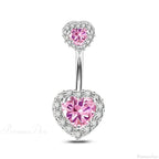 Crystal Dangle Gothic Belly Ring