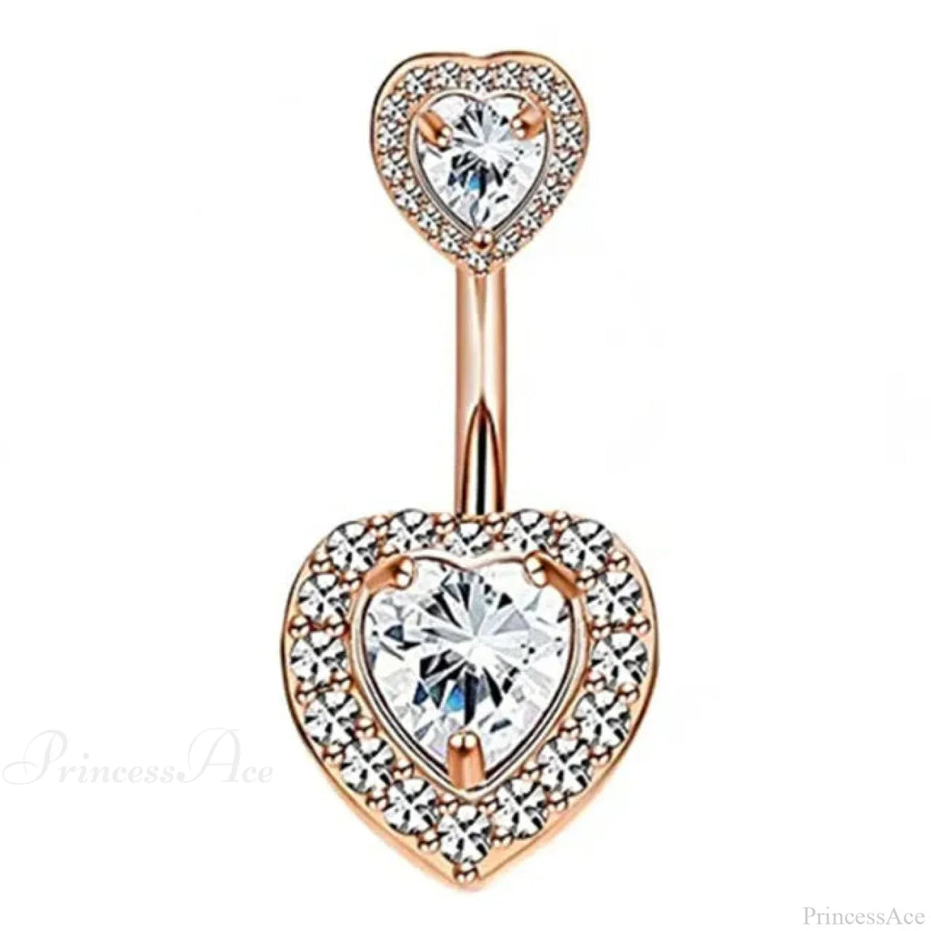 Crystal Dangle Gothic Belly Ring