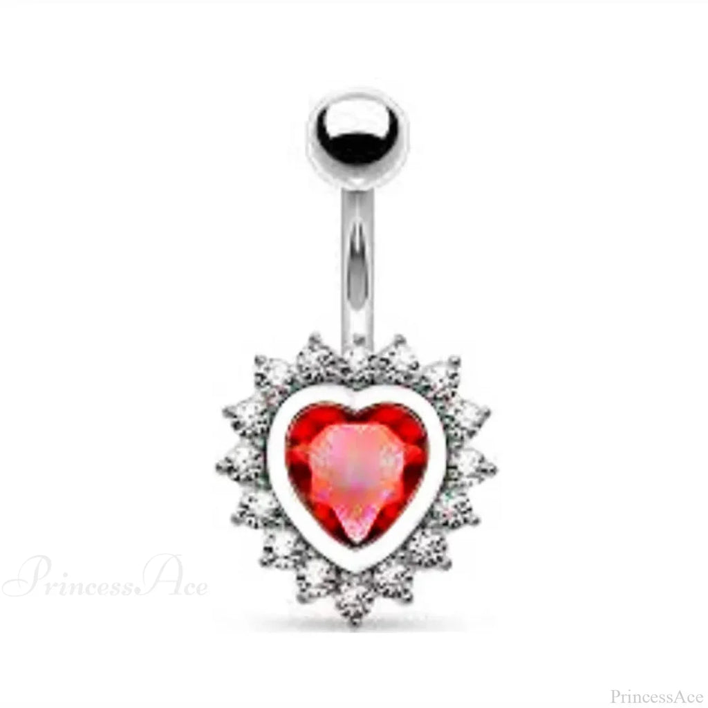 Crystal Dangle Gothic Belly Ring