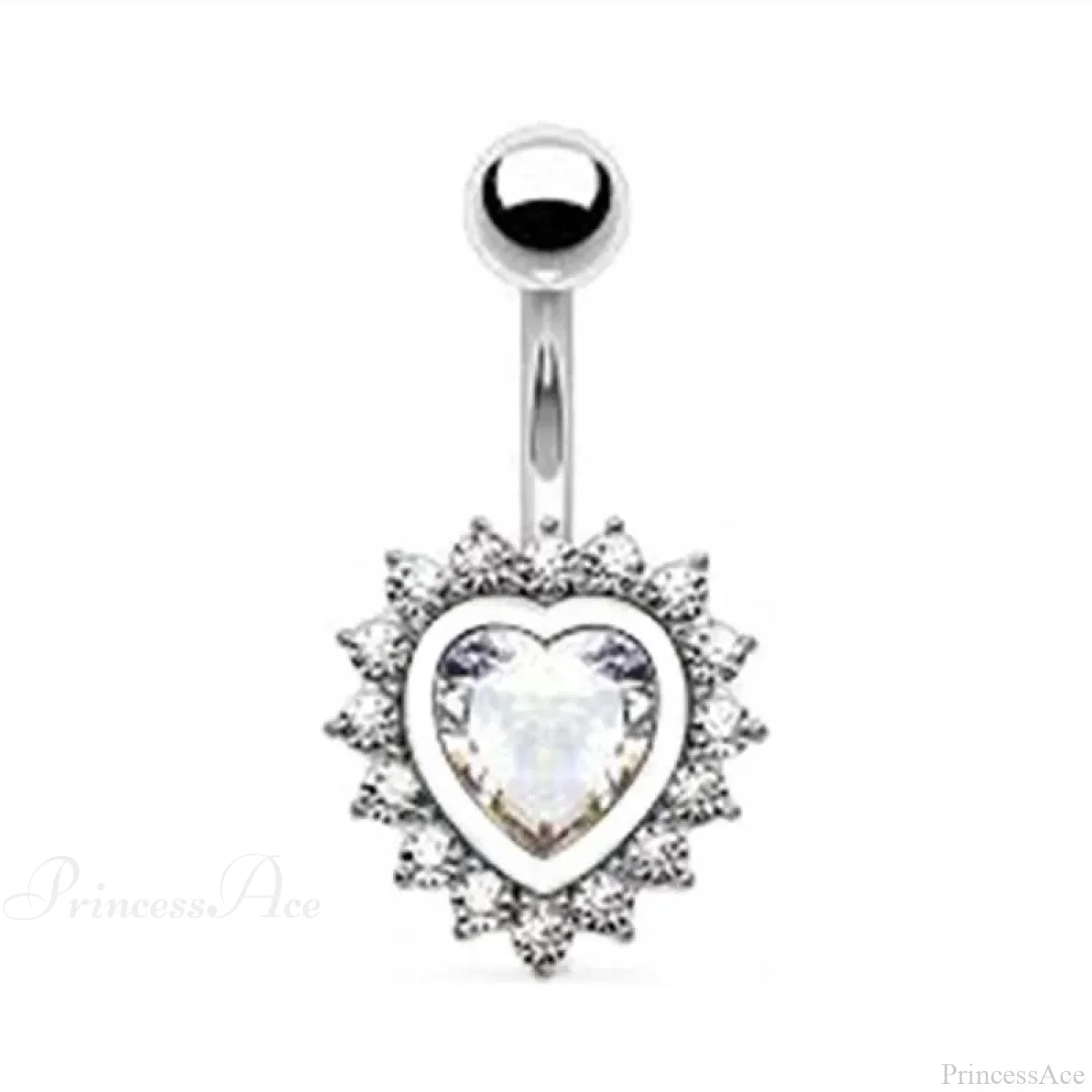 Crystal Dangle Gothic Belly Ring