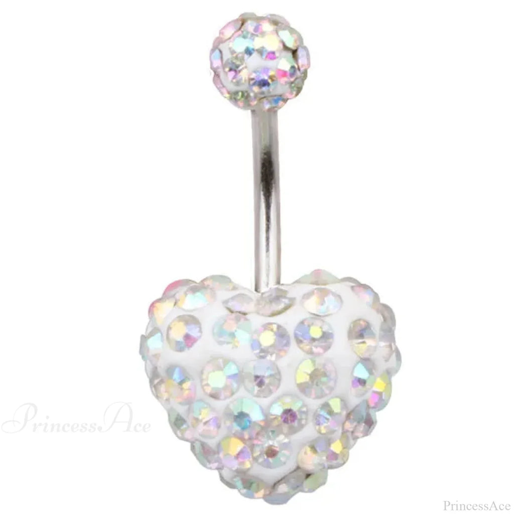 Crystal Dangle Gothic Belly Ring