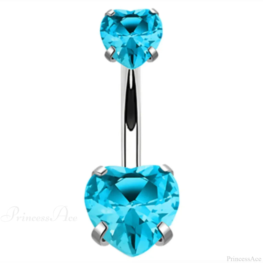 Crystal Dangle Gothic Belly Ring
