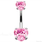 Crystal Dangle Gothic Belly Ring