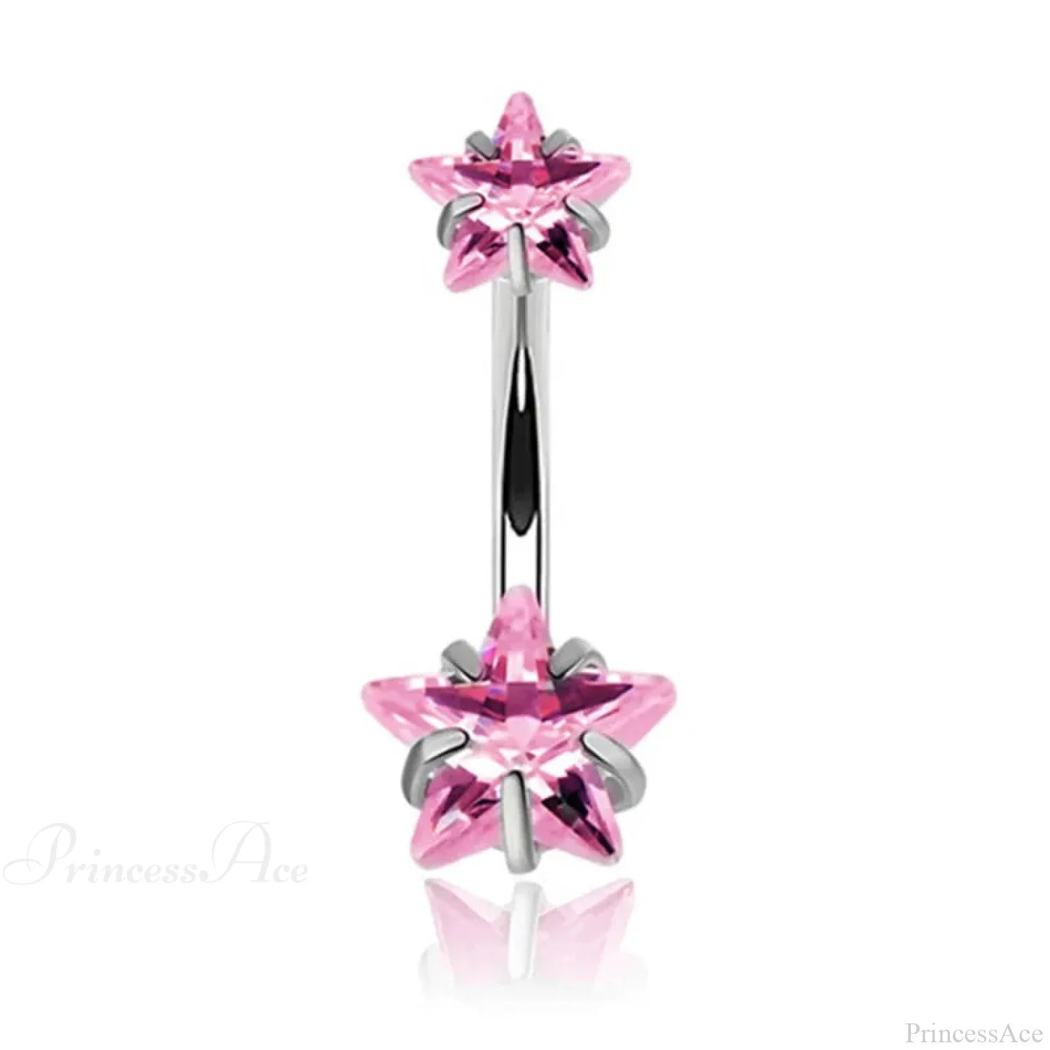 Crystal Dangle Gothic Belly Ring