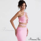 Cutout Tank Top Trendy & Mini Skirt Set