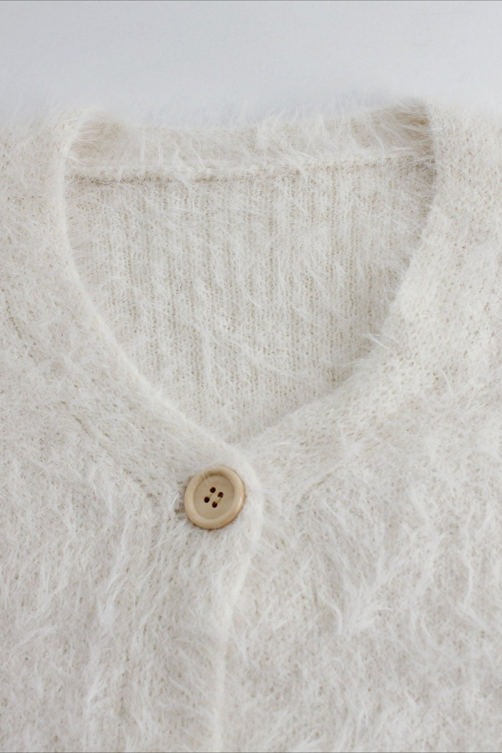 V Neck Button Long Sleeve Cardigan