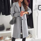 Elegant Tailored Long Coat