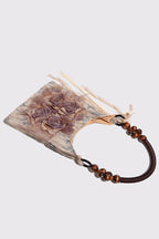 Fashion Tie-dye Rose Flower Shoulder Bag