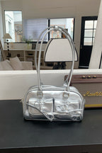 Bowknot Pillow Bowling Bag Chic Shoulder Underarm Tote Bag