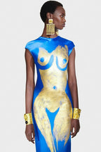3D Print Backless Evening Dress