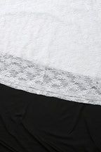 Elegant High Waist Sleeveless Lace Dress