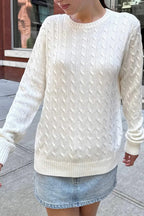 Minimalist Solid Long Sleeve Sweater
