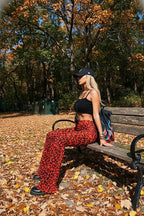 Leopard Print Flare Pant