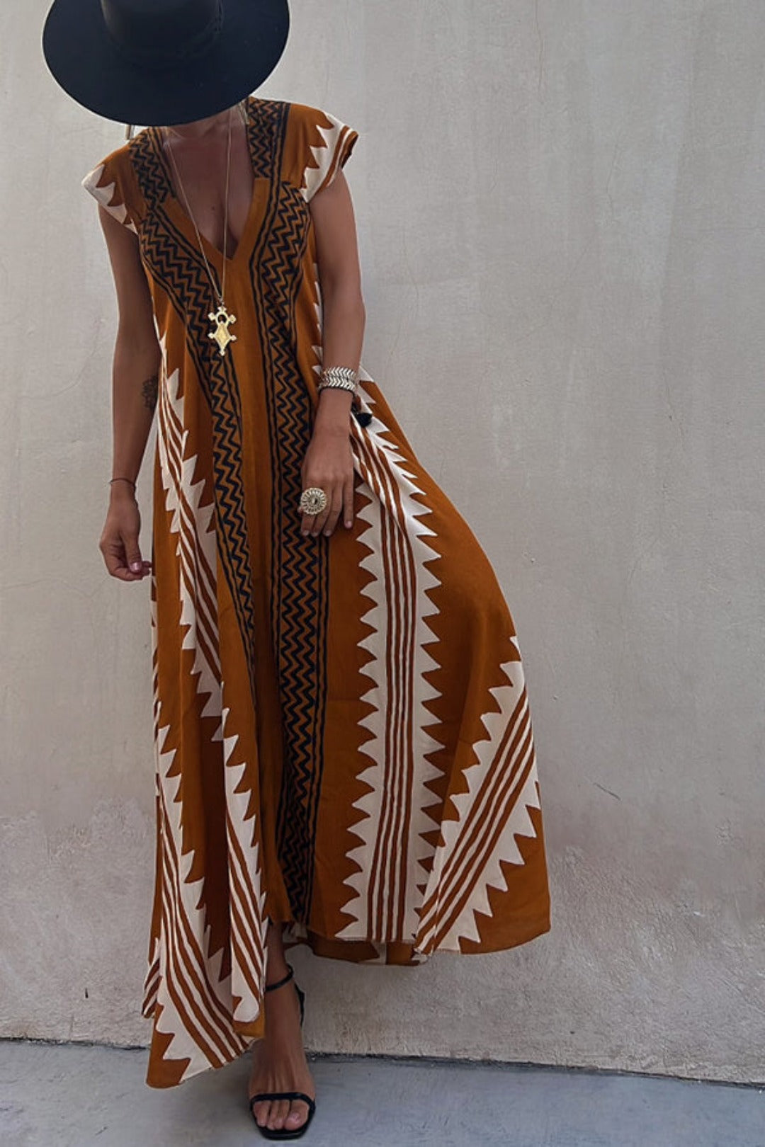 Mara Minimalist Aztec Dress Designer Edit