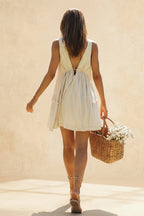 Alfie Mini Dress - Apricot