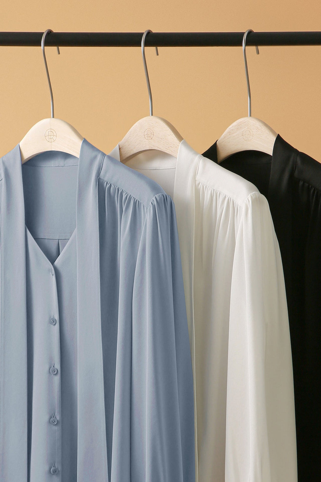 Eleni Cornflower White Tie Shirt