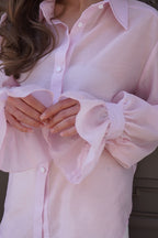 Tencel Loose Long-Sleeve Blouse
