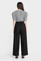 Business Essential Black Wide Slacks