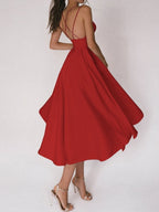 Fulgencia Spaghetti Dress for Women Comfortable Daily Wear