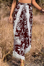 Loose Print Fashion Casual Lace Pants