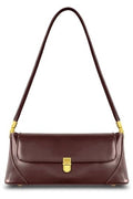 Burgundy Patent Leather Shoulder Bag