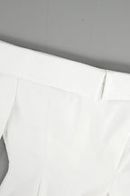 Off Shoulder Boat Neck Blouse
